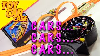 HUGE CASE of Hot Wheels in a double sided Spinner case Toy Car Case