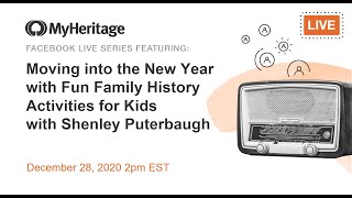 Moving into the New Year With Fun Family History Activities for Kids!