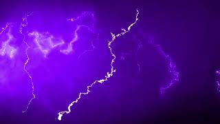 Purple Thunderstorm Lightning 4K Backdrop