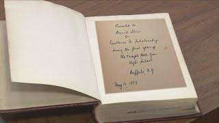 Book with note to Buffalo man found in NYC
