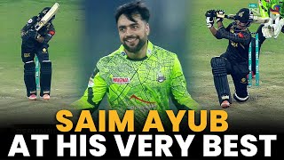 Saim Ayub At His Very Best | Lahore Qalandars vs Peshawar Zalmi | Match 15 | HBL PSL 8 | MI2A