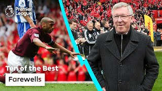 10 Emotional Farewells | Premier League