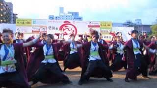 楽鬼　2013　下石井公園　「９代目 ありがとう」