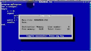 Turbo Pascal Programming #25 Repeat Until Loop