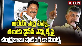 అరేయ్ ఎర్రి పప్పా..తణుకు వైసీపీ ఎమ్మెల్యేపై చంద్రబాబు షాకింగ్ కామెంట్స్ || Chandrababu || ABN Telugu