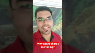Why there is huge fall in Adani shares? #shorts
