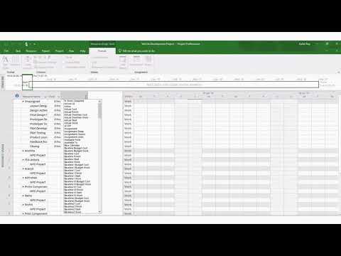 How do I create a budget report in MS Project?