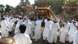 1147後藤義光生誕２００年祭・長田区山宮神社の神輿が鶴ｹ谷八幡宮を出発。H27ngt16