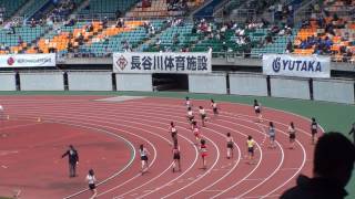 2017静岡国際　中学生女子4×100mR予選2組