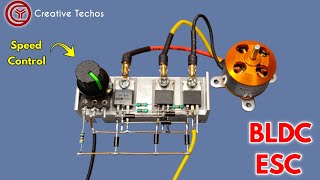 Brushless BLDC motor ESC controller circuit