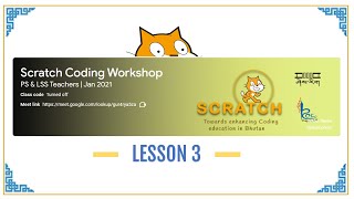Lesson 3 - Creating an animation in Scratch
