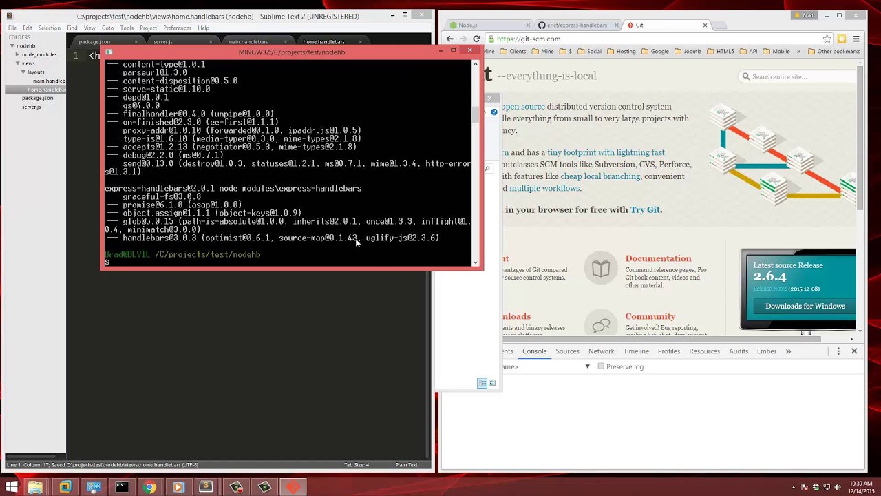 Nodejs Express And Handlebars Youtube