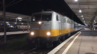 Ausfahrt GfF 111 049-3 als BTS 83018 ➡️ Emden Außenhafen mit Lichtgrüßen \u0026 Pfiff