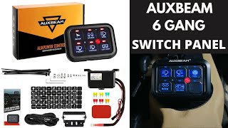 LED Light & Accessory 6 Gang Switch Panel Install/Unboxing - jeep cherokee