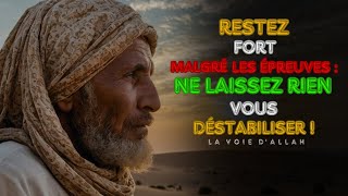 AGISSEZ comme SI RIEN ne vous  DÉRANGEAIT | ISLAM