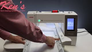 Janome 550e Embroidery Only Machine Tutorial with Ken's Sewing Center In Muscle Shoals AL