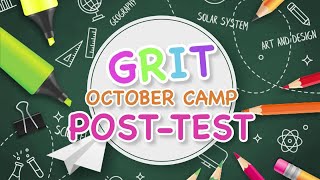 การสอบเสมือนจริง Post Test Exam และการสอบสัมภาษณ์ - Grit October Camp 2019