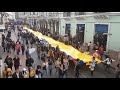 Marcha en contra del recorte presupuestario para las instituciones de educación superior