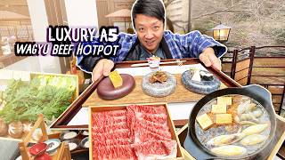 Riverside LUXURY A5 Wagyu BEEF HOTPOT & The BEST Egg Sandwich in Japan