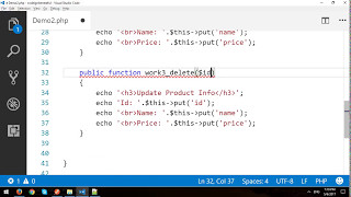RESTful Web Services in CodeIgniter Framework - Part 2 - POST, PUT and DELETE Method