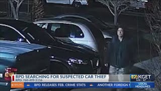 Ridgecrest PD searches for suspected car theif