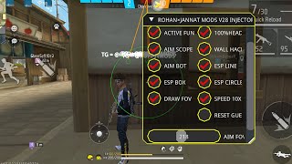 FREE FIRE NEW MOD MENU ✅ FULLY ANTI BAN BLACKLIST 🔥 AUTO HEADSHOT SPEED 100x ALL DIVICE WORKING ✅ FF