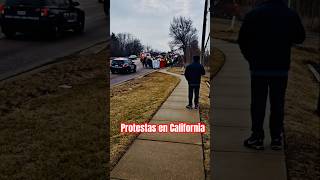 Protestas en California