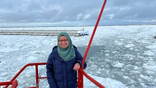 2022年流氷接岸初日 紋別市流氷砕氷船ガリンコ号II Mombetsu Ice Breaker Garinko II Drift Ice Cruise