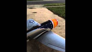 Top Flite giant P47 with electric start