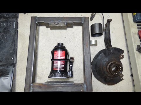 homemade shop press removing front wheel bearings homemade shop press removing front wheel bearings