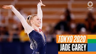 🤸‍♀️ Jade Carey's 🇺🇸 Winning Women's Floor Routine | Tokyo Replays