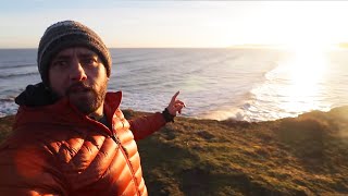 SOLO BUSHCRAFT CAMPING – AMAZING PANORAMA,SEA,COOKING, RELAX