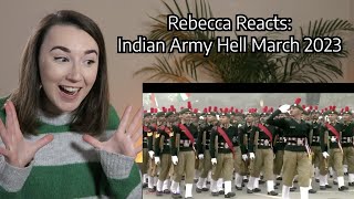 Rebecca Reacts: Indian Army Hell March 2023