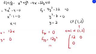 Calculus 3:  Max - Min Problems Part 1 (Sec. 15.7)