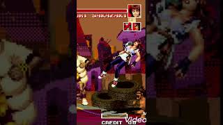 kof94カイザーウェーブ虎煌拳ルガール脱衣KOユリ・サカザキ