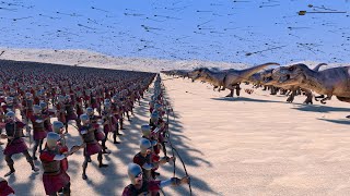 5.000 T-REX vs 30.000 ARCHERS | Ultimate Epic Battle Simulator