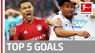 Top 5 Goals on Matchday 10 - Gnabry, Nelson, Bellarabi & More