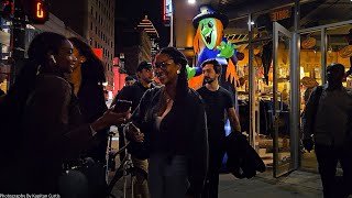 Streetwalks - #012 Montréal Halloween Nightwalk 🎃 Rue Saint Catherine - October 31st 2024