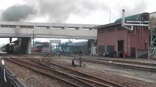 真岡鉄道ＳＬ　続真岡駅の一日Ｃ１２前編2009年7月5日