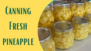 Canning Pineapple Tidbits \u0026 Chunks For The Pantry Shelf