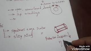 Constructional details of 3 phase Induction Motor