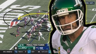 Film Study: THEY'RE JUST BAD: What went wrong for Aaron Rodgers and the New York Jets V the Patriots