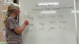 Decoding Word - CVC Words