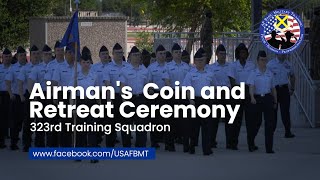 323rd Training Squadron Airman's Coin and Retreat Ceremony -- May 17, 2023