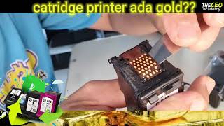 Betul ke ada emas kat catridge printer?