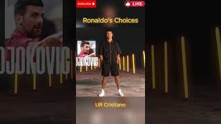 Ronaldo's Choices. #ronaldo #urronaldo