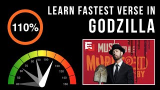 Learn Eminem s Fastest Verse In Godzilla GodzillaC...