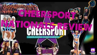 CHEERSPORT NATIONALS REVIEW