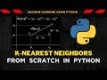 KNN (K Nearest Neighbors) in Python - Machine Learning From Scratch 01 -Python Tutorial #python #ai