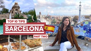 Top 10 ATTRACTIONS to visit in BARCELONA - Part TWO | Travel Guide 🇪🇸